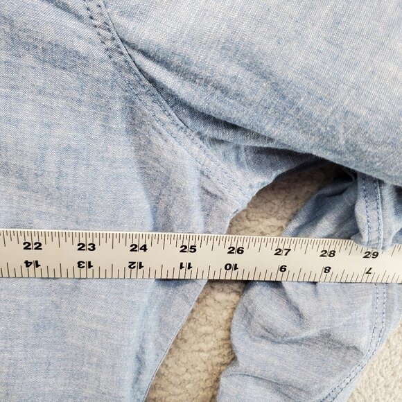 Polo Ralph Lauren Shirt Mens XXL Blue Long Sleeve Button Up Collar - Picture 5 of 8